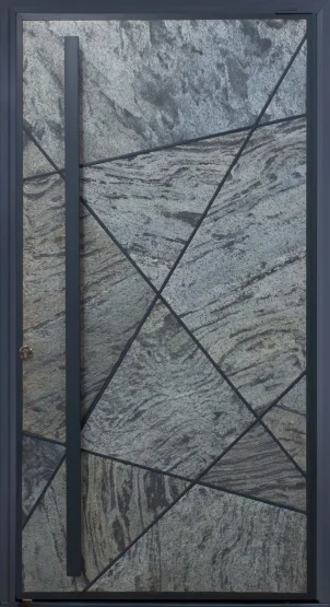 Puerta pivotante Pavir Piedra oscura