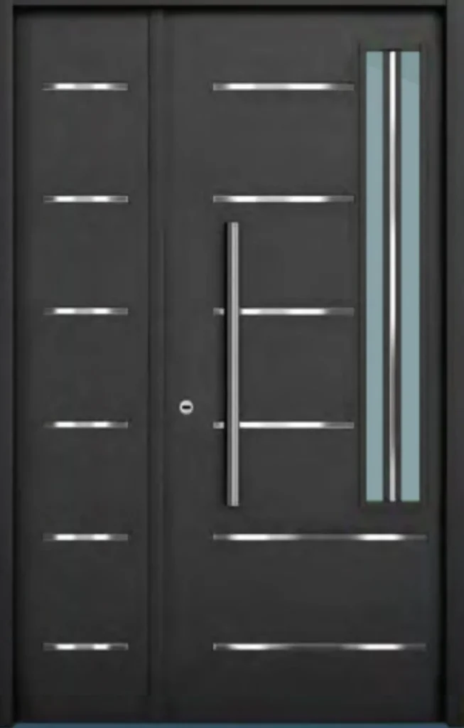 Puerta de chapa Artestamp modelo AC86 hoja y media