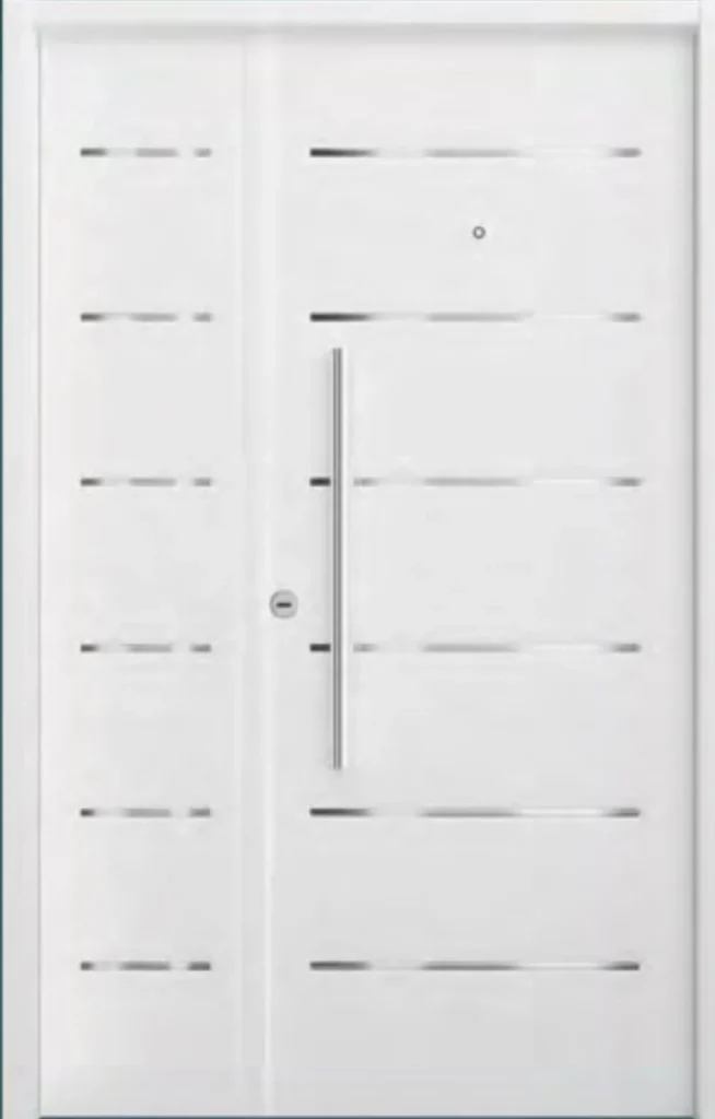 Puerta de chapa Artestamp modelo AC81 hoja y media
